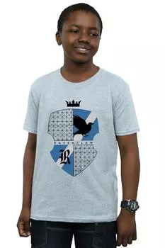 Футболка со щитом Рейвенкло Harry Potter, серый