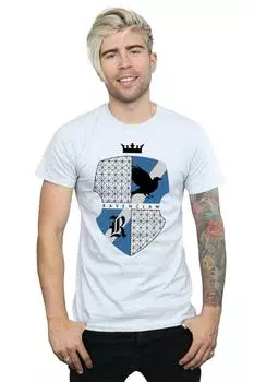 Футболка со щитом Рейвенкло Harry Potter, серый