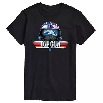 Футболка со шлемом Big & Tall Top Gun Maverick Licensed Character