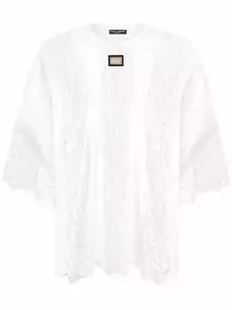 Футболка со шнурками DOLCE & GABBANA, белый