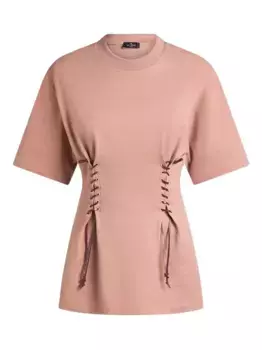 Футболка со шнуровкой ETRO, розовый