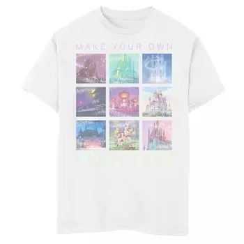 Футболка со сказочным рисунком для мальчиков 8–20 лет «Замки принцесс Диснея» Disney