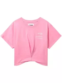 Футболка со складками izzue, розовый