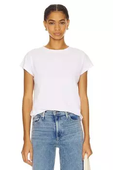 Футболка со складками Rag & Bone, белый