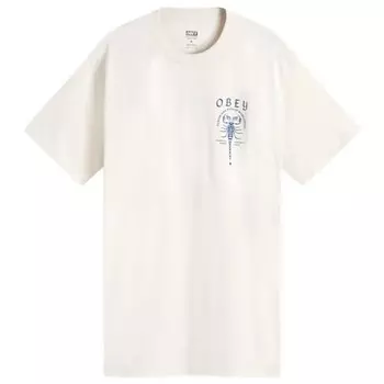 Футболка со скорпионом Obey, бежевый