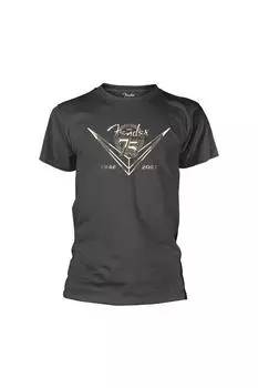 Футболка со скошенной кромкой Fender, серый