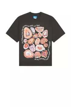 Футболка со смайликом, излучающим радость Market, черный