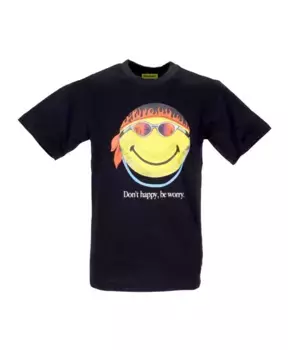 Футболка со смайлом Market, черный