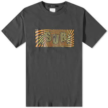 Футболка со спиральным узором Ksubi Biggie, черный