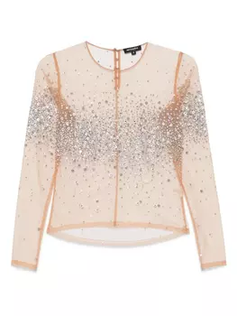 Футболка со стразами Retrofete, нейтральный