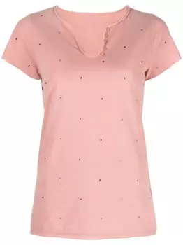 Футболка со стразами Zadig&Voltaire, розовый