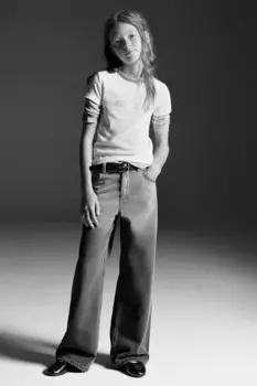 Футболка со стразами ZARA, белый