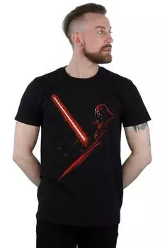 Футболка со световым мечом Дарта Вейдера Star Wars, черный