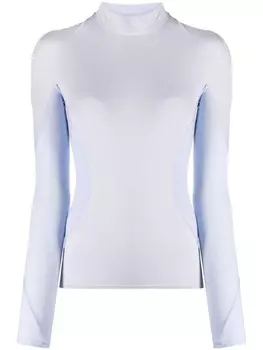 Футболка со вставками Post Archive Faction, синий