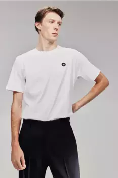 Футболка со значком ace H&M, белый
