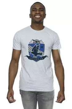 Футболка со значком на груди Рейвенкло Harry Potter, серый