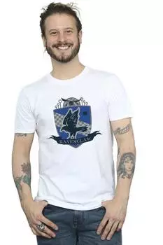 Футболка со значком на груди Рейвенкло Harry Potter, белый