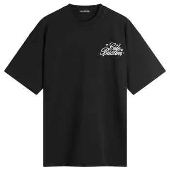 Футболка со звездами и засечками Cole Buxton, черный