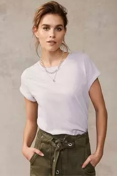 Футболка со звездным мотивом Mint Velvet, фиолетовый