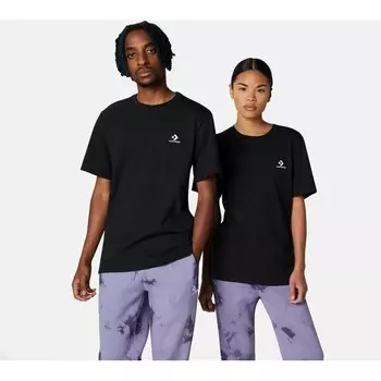Футболка со звездным шевроном Converse, черный