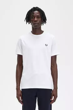 Футболка со звонком Fred Perry, белый
