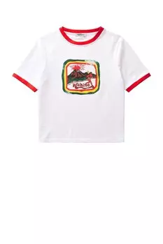 Футболка со звонком Wahine, цвет White & Red