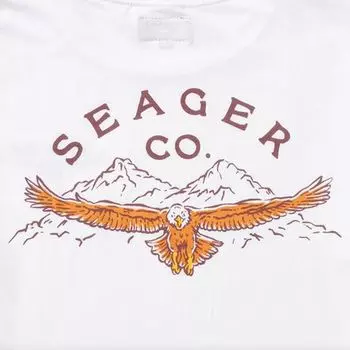 Футболка Soarin' мужская Seager Co., цвет Vintage White