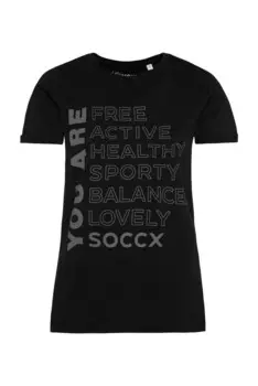 Футболка Soccx Shirt, черный