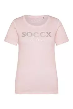 Футболка Soccx Shirt, розовый