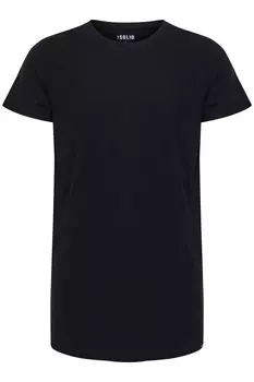 Футболка !Solid LONGO, черный