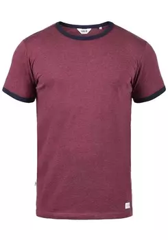 Футболка !Solid MANOLDO, бордо