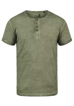 Футболка !Solid, зеленый/оливковый