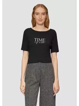 Футболка sOliver BLACK LABEL kurzarm, черный