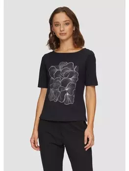 Футболка sOliver BLACK LABEL kurzarm, черный