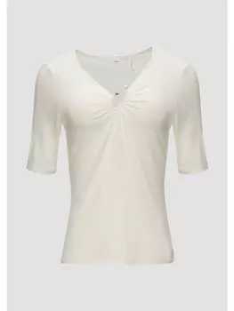 Футболка sOliver BLACK LABEL kurzarm, кремовый