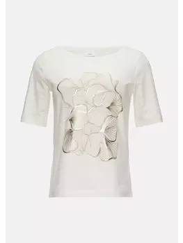 Футболка sOliver BLACK LABEL kurzarm, кремовый