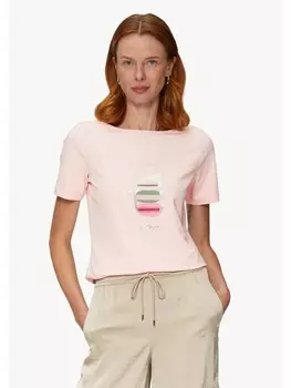 Футболка sOliver BLACK LABEL kurzarm, розовый