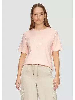 Футболка sOliver BLACK LABEL kurzarm, розовый