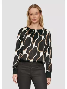 Футболка sOliver BLACK LABEL langarm, черный