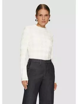 Футболка sOliver BLACK LABEL langarm, кремовый