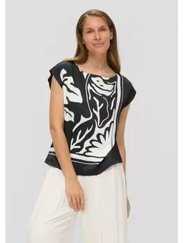 Футболка sOliver BLACK LABEL rmellos, цвет mehrfarbig-schwarz