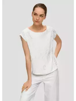 Футболка sOliver BLACK LABEL rmellos, кремовый