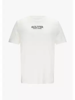 Футболка sOliver kurzarm, белый
