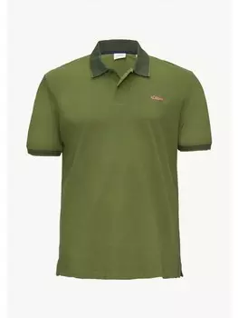 Футболка sOliver kurzarm, оливковый