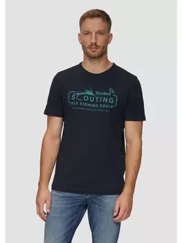 Футболка sOliver kurzarm, синий