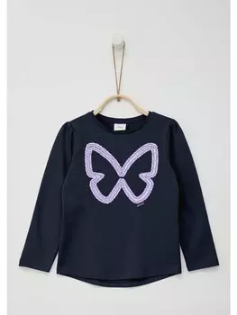 Футболка sOliver langarm, синий