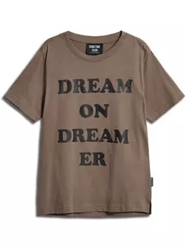 Футболка SOMETIME SOON, коричневый