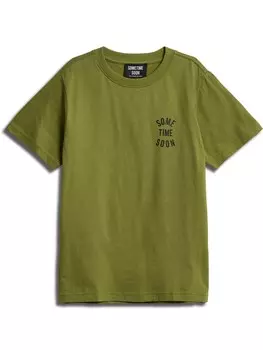 Футболка Sometime Soon, оливковый