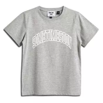 Футболка Sometime Soon, пятнистый серый