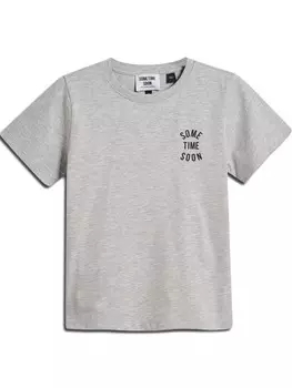 Футболка SOMETIME SOON Revolution, цвет mottled grey